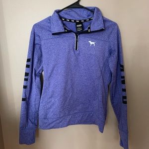 PINK workout quarter zip